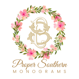 Proper Southern Monograms