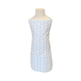 APRON - RIBBON FLORAL BLUE *2PC PRE-PACK*