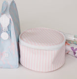 JEWEL ROUND CASE - PIMLICO STRIPE PINK