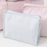 ROADIE LARGE Zip Pouch - PIMLICO STRIPE PINK