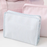 ROADIE SMALL Zip Pouch - PIMLICO STRIPE BLUE