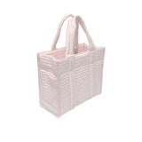 QUILTED MINI GO GO TOTE - PIMLICO STRIPE PINK