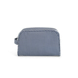 STOWAWAY Toiletry Bag - NAVY GINGHAM
