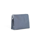 ROADIE LARGE Zip Pouch - GINGHAM NAVY