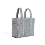 QUILTED MINI GO GO TOTE - GINGHAM BLACK