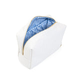 LUXE EVERYDAY Cosmetic Bag - WOVEN BLANC