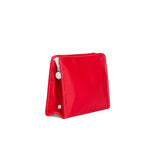 ROADIE LARGE Zip Pouch - COATED CANVAS RED