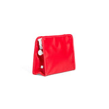 ROADIE MEDIUM Zip Pouch - COATED CANVAS RED