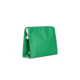 ROADIE LARGE Zip Pouch - COATED CANVAS KELLY GREEN