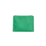 ROADIE MEDIUM Zip Pouch - COATED CANVAS KELLY GREEN