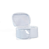 QUILTED TRAIN SET - PIMLICO STRIPE BLUE