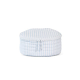 QUILTED JEWEL ROUND - PIMLICO STRIPE BLUE