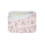 QUILTED LAPTOP SLEEVE - COWGIRL TOILE