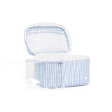 QUILTED TRAIN SET - PIMLICO STRIPE CHAMBRAY