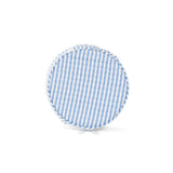 QUILTED JEWEL ROUND - PIMLICO STRIPE CHAMBRAY
