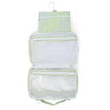 BUNDLE UP2 Hanging Toiletry Bag - PIMLICO STRIPE SAGE