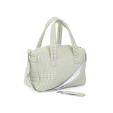 QUILTED STROLLER BAG - PIMLICO STRIPE SAGE