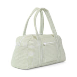 QUILTED GRANDE DUFFEL - PIMLICO STRIPE SAGE