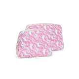 LUXE GLOSS WASH BAG SET - ALL HEART PINK
