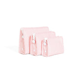 ROADIE SMALL Zip Pouch - PIMLICO STRIPE DUSTY ROSE