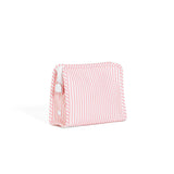 ROADIE MEDIUM Zip Pouch - PIMLICO STRIPE DUSTY ROSE