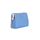 ROADIE MEDIUM Zip Pouch - GINGHAM ROYAL