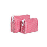 ROADIE LARGE Zip Pouch - GINGHAM RED
