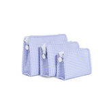ROADIE MEDIUM Zip Pouch - GINGHAM LILAC