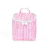 TAKE AWAY INSULATED LUNCH BAG - GINGHAM PINK