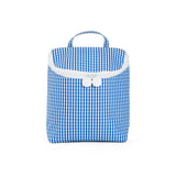TAKE AWAY INSULATED LUNCH BAG - GINGHAM ROYAL