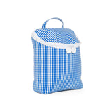 TAKE AWAY INSULATED LUNCH BAG - GINGHAM ROYAL
