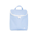 TAKE AWAY INSULATED LUNCH BAG - GINGHAM SKY