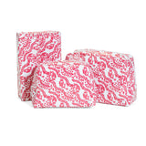 LUXE GLOSS WASH BAG SET - ALL HEART RED