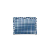 ROADIE SMALL Zip Pouch - RODEO CHECK INDIGO