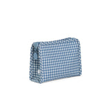ROADIE SMALL Zip Pouch - RODEO CHECK INDIGO