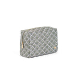 LUXE Everyday Cosmetic Bag - SURREY with Green Pinstripe Liner