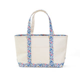 MEDIUM TOTE - COATED CANVAS NATURAL with BRIDGEHAMPTON TRIM