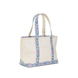 MEDIUM TOTE - COATED CANVAS NATURAL with BRIDGEHAMPTON TRIM