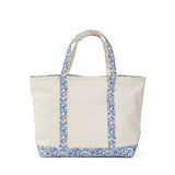 MAXI TOTE - COATED CANVAS Large NATURAL With BRIDGEHAMPTON TRIM