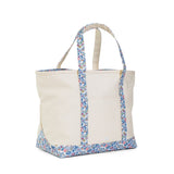 MAXI TOTE - COATED CANVAS Large NATURAL With BRIDGEHAMPTON TRIM