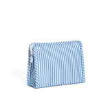 ROADIE MEDIUM Zip Pouch - PIMLICO STRIPE CHAMBRAY