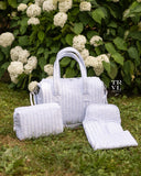 Quilted Stoller Bag Bundle in Woodland Blue + Changer Mat + Everyday (3 Piece)