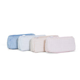 QUILTED POCHETTE BAG - PIMLICO STRIPE BLUE