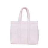 QUILTED GO GO TOTE - PIMLICO STRIPE PINK