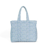 QUILTED GO GO TOTE - HAMPTONS FLORAL