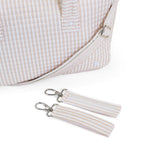 QUILTED STROLLER BAG - PIMLICO STRIPE SAND