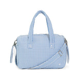 QUILTED STROLLER BAG - PIMLICO STRIPE CHAMBRAY
