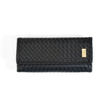 LUXE JEWELRY WALLET -  WOVEN JET