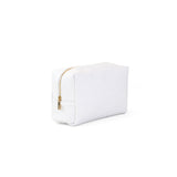 LUXE EVERYDAY Cosmetic Bag - WOVEN BLANC