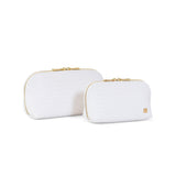 LUXE DUO CASE - WOVEN BLANC